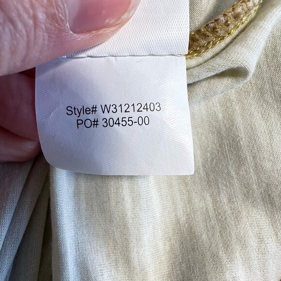 Prana Ayla Dress Green Yellow Stripe Med - Picture 10 of 12